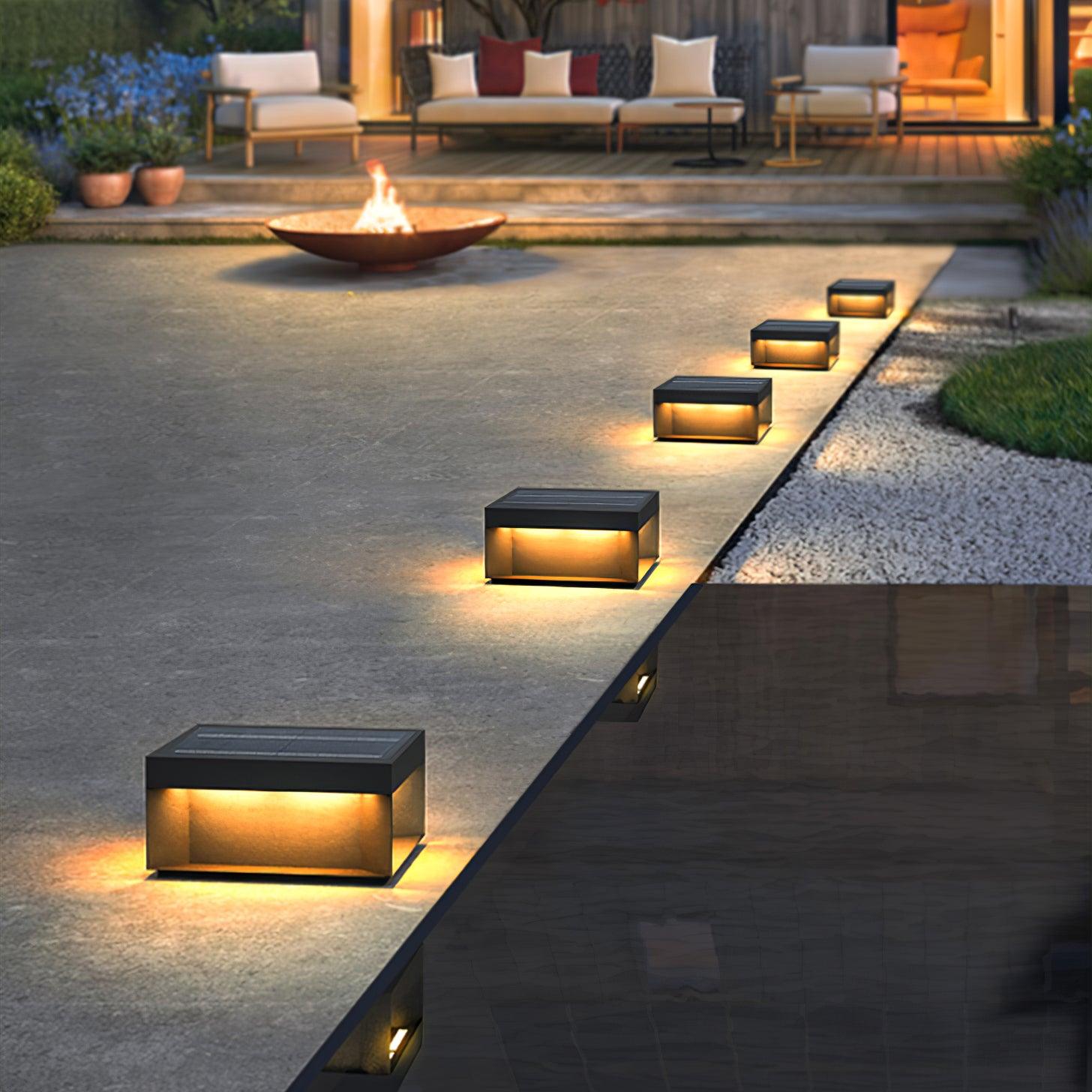 Black Box Outdoor Post Light - Blowlighting