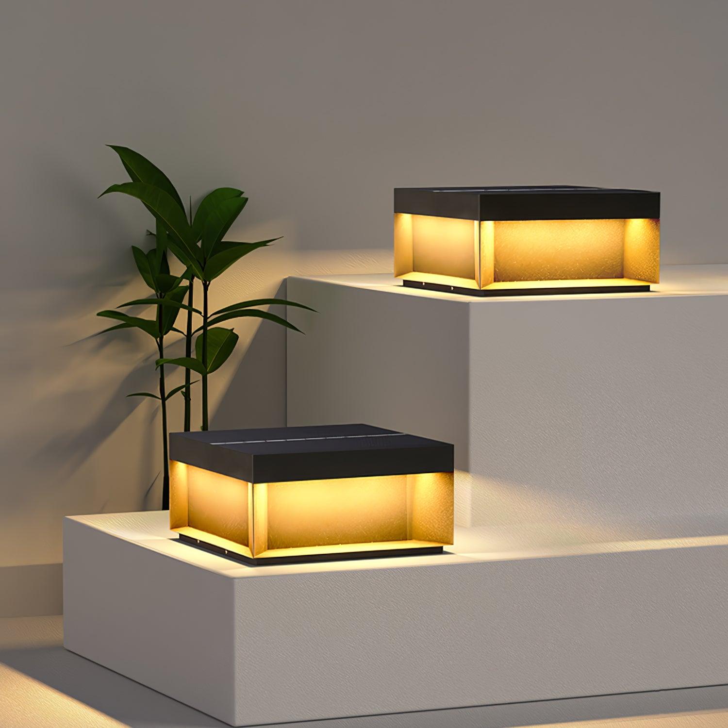 Black Box Outdoor Post Light - Blowlighting