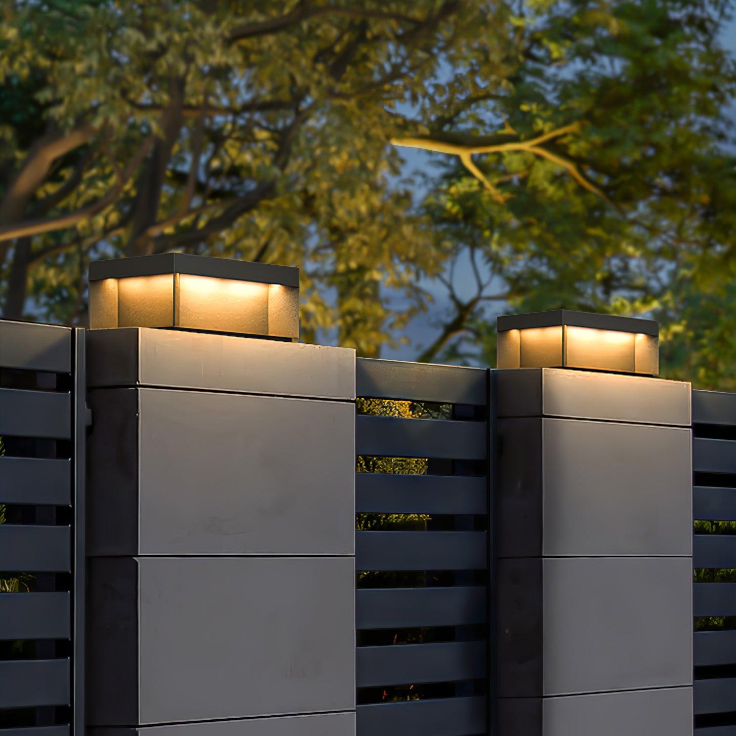 Black Box Outdoor Post Light - Blowlighting