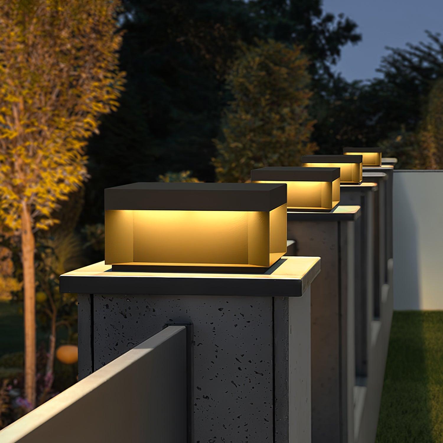 Black Box Outdoor Post Light - Blowlighting