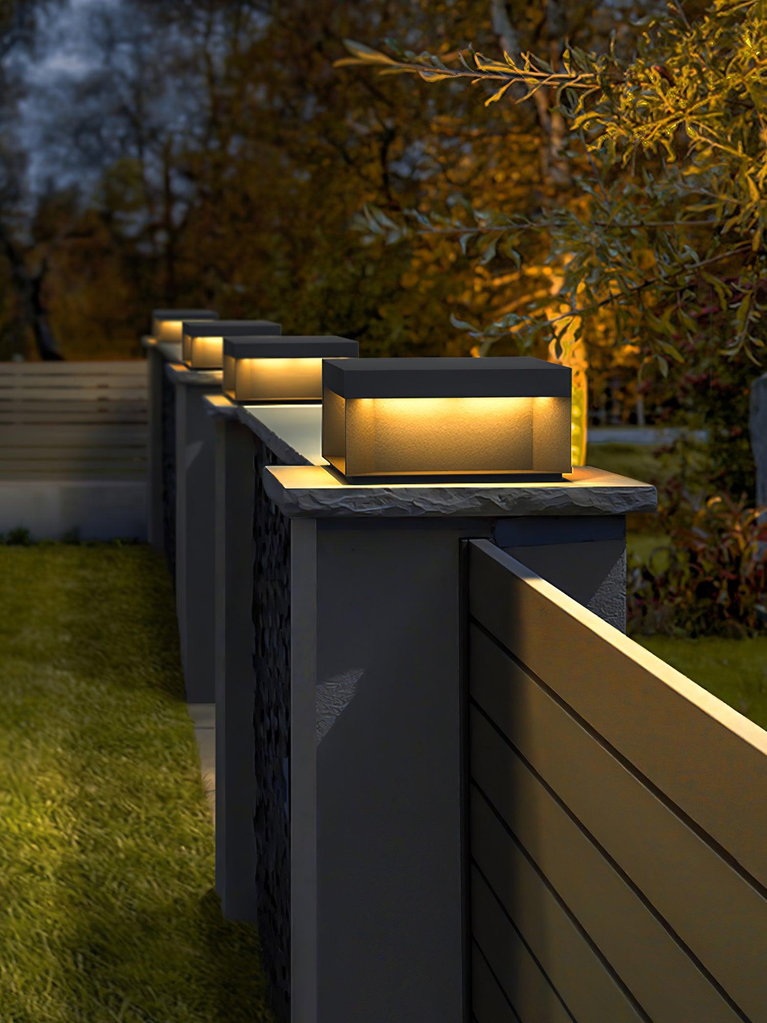 Black Box Outdoor Post Light - Blowlighting
