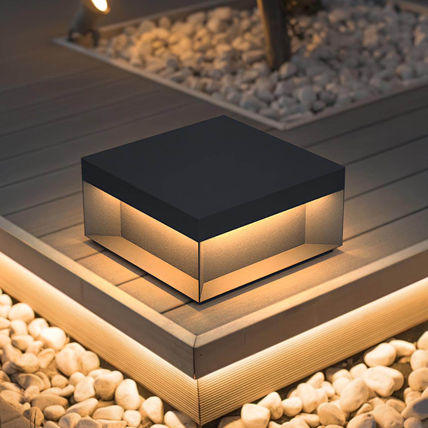 Black Box Outdoor Post Light - Blowlighting
