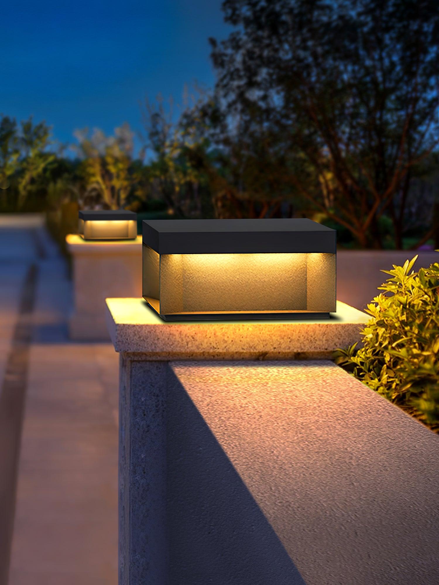 Black Box Outdoor Post Light - Blowlighting