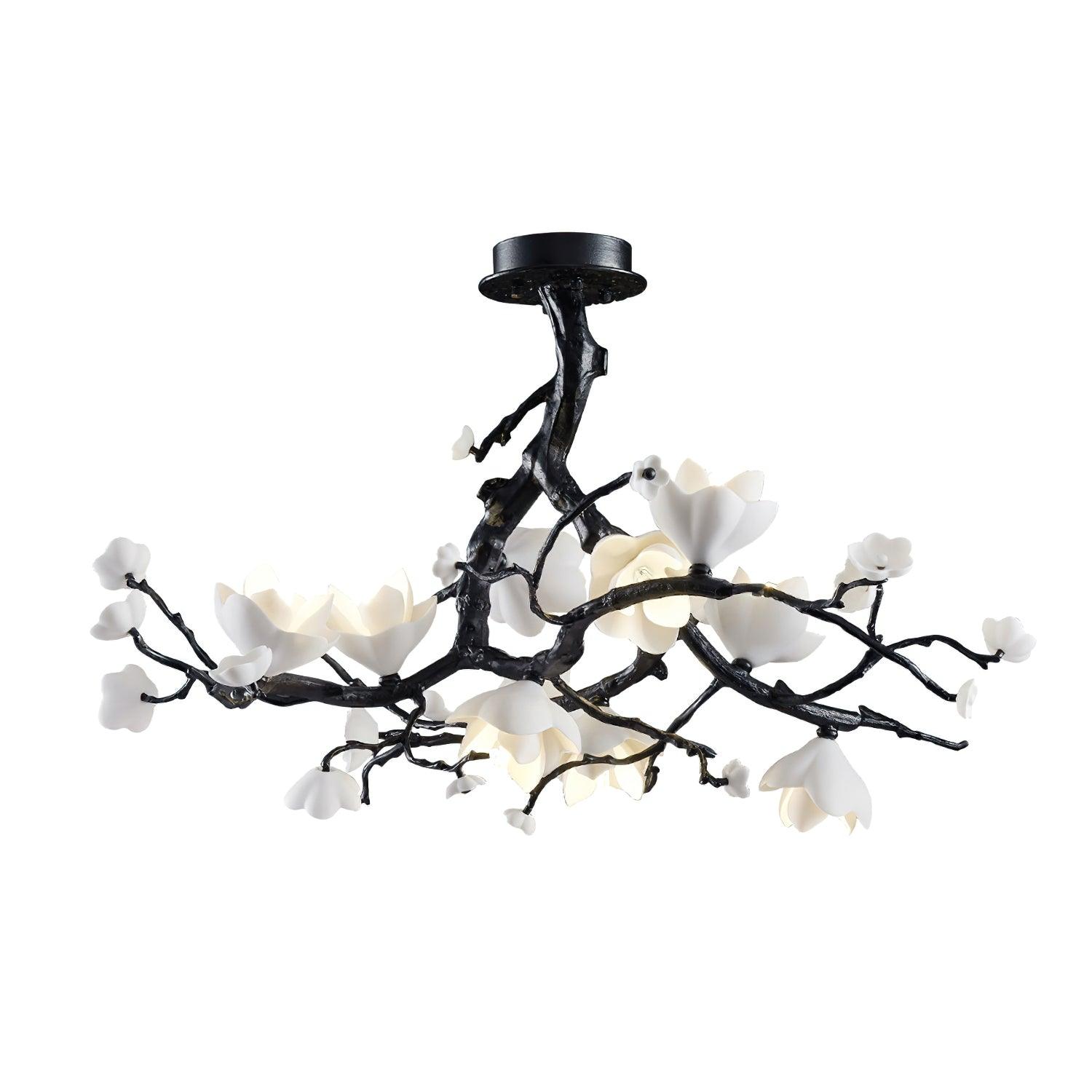 Black Copper Tree Chandelier - Blowlighting