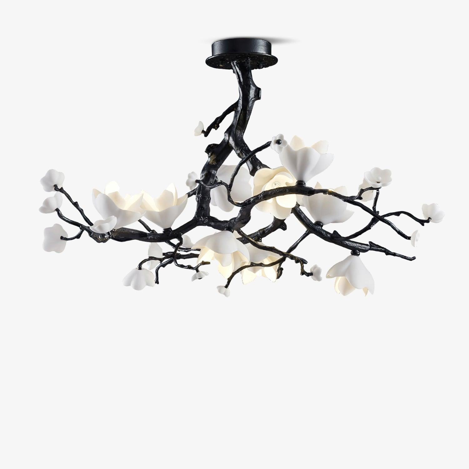 Black Copper Tree Chandelier - Blowlighting