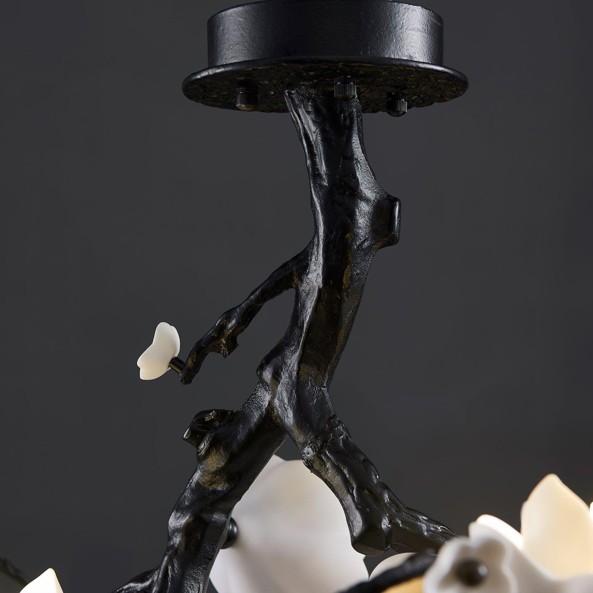 Black Copper Tree Chandelier - Blowlighting
