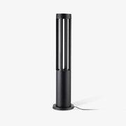 Black Cylindrical Garden Outdoor Light - Blowlighting