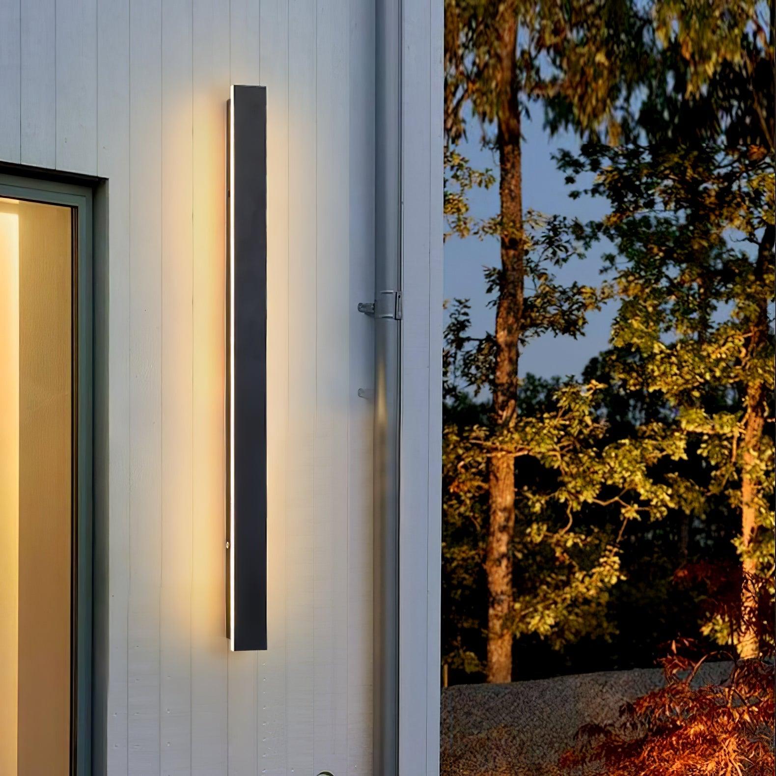 Long Strip Solar Outdoor Sconce - Blowlighting