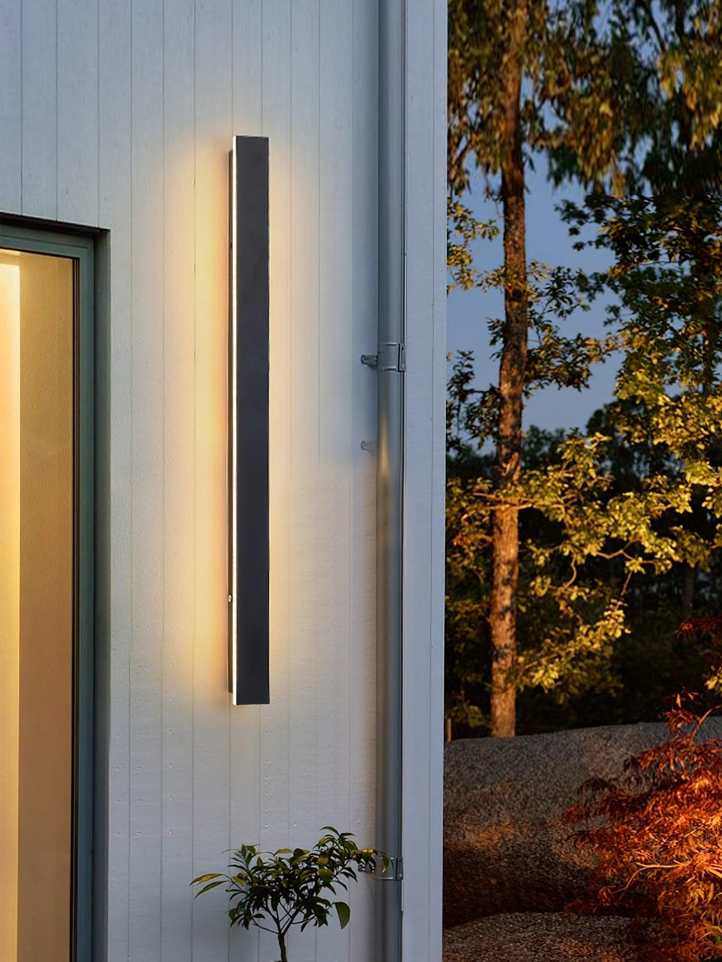 Long Strip Solar Outdoor Sconce - Blowlighting