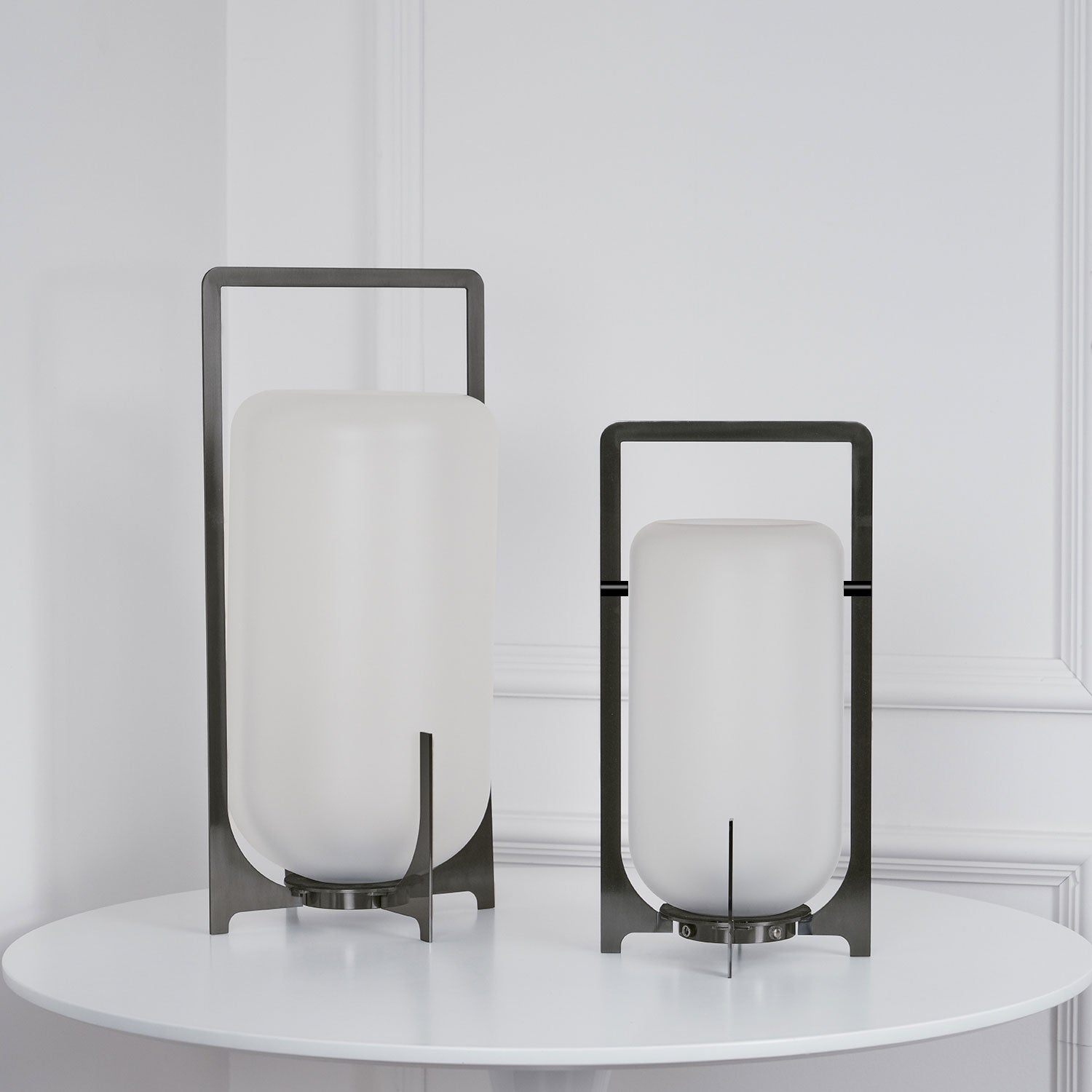 Steel Twilight Lantern Table Light - Blowlighting