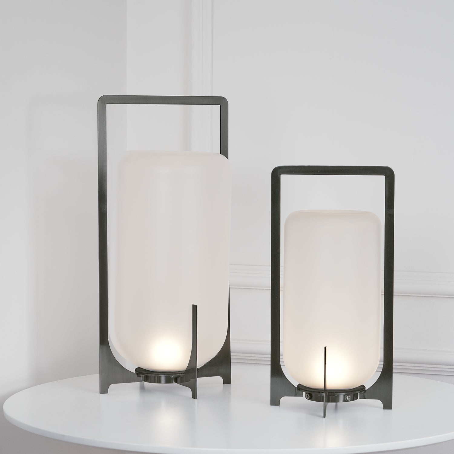 Steel Twilight Lantern Table Light - Blowlighting