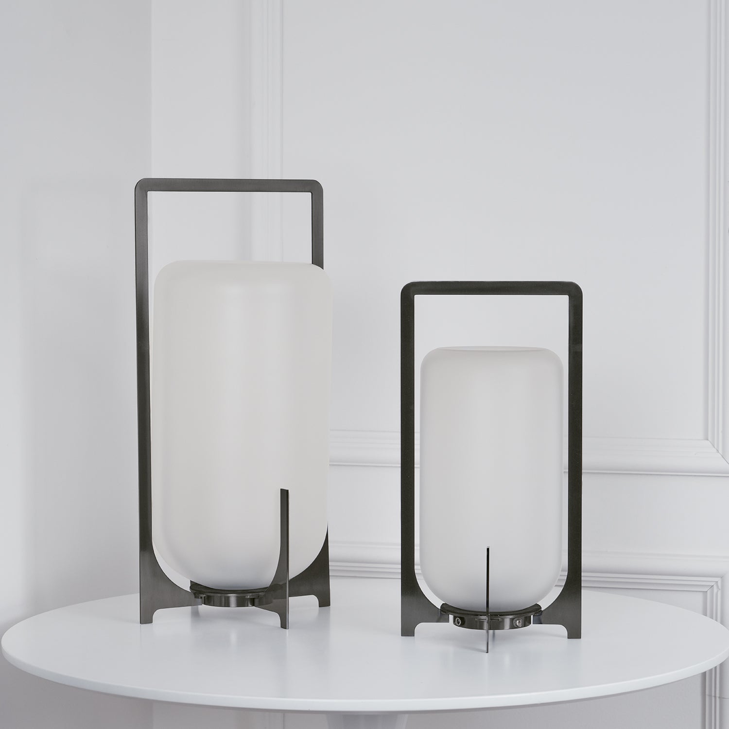 Steel Twilight Lantern Table Light - Blowlighting
