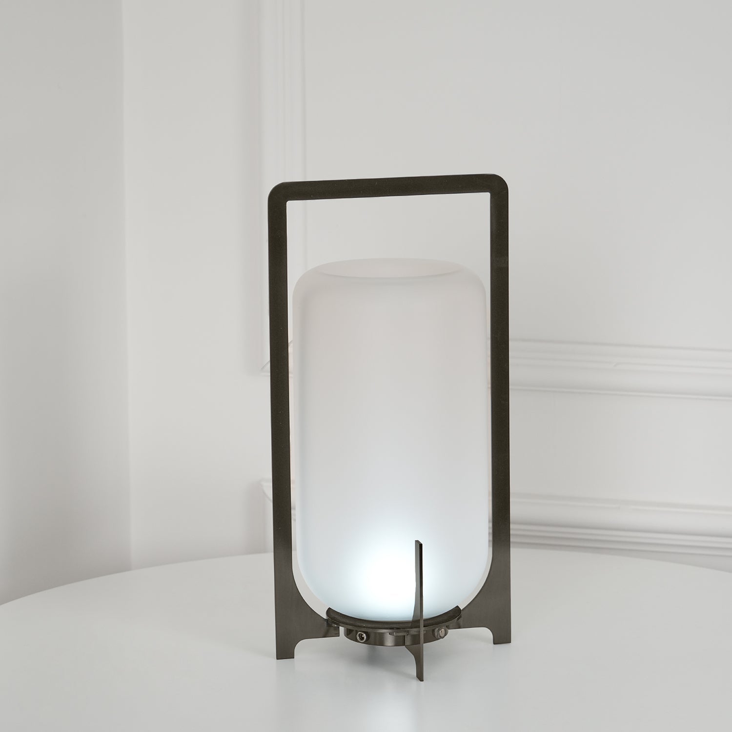 Steel Twilight Lantern Table Light - Blowlighting