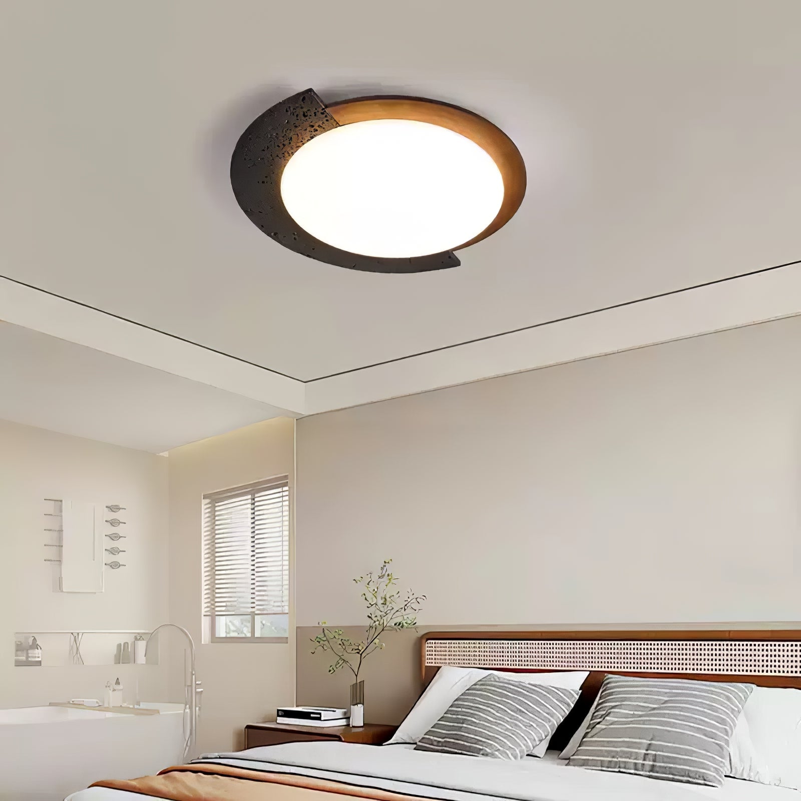 Ulvinor Asymmetrical Travertine Ceiling Light - Blowlighting