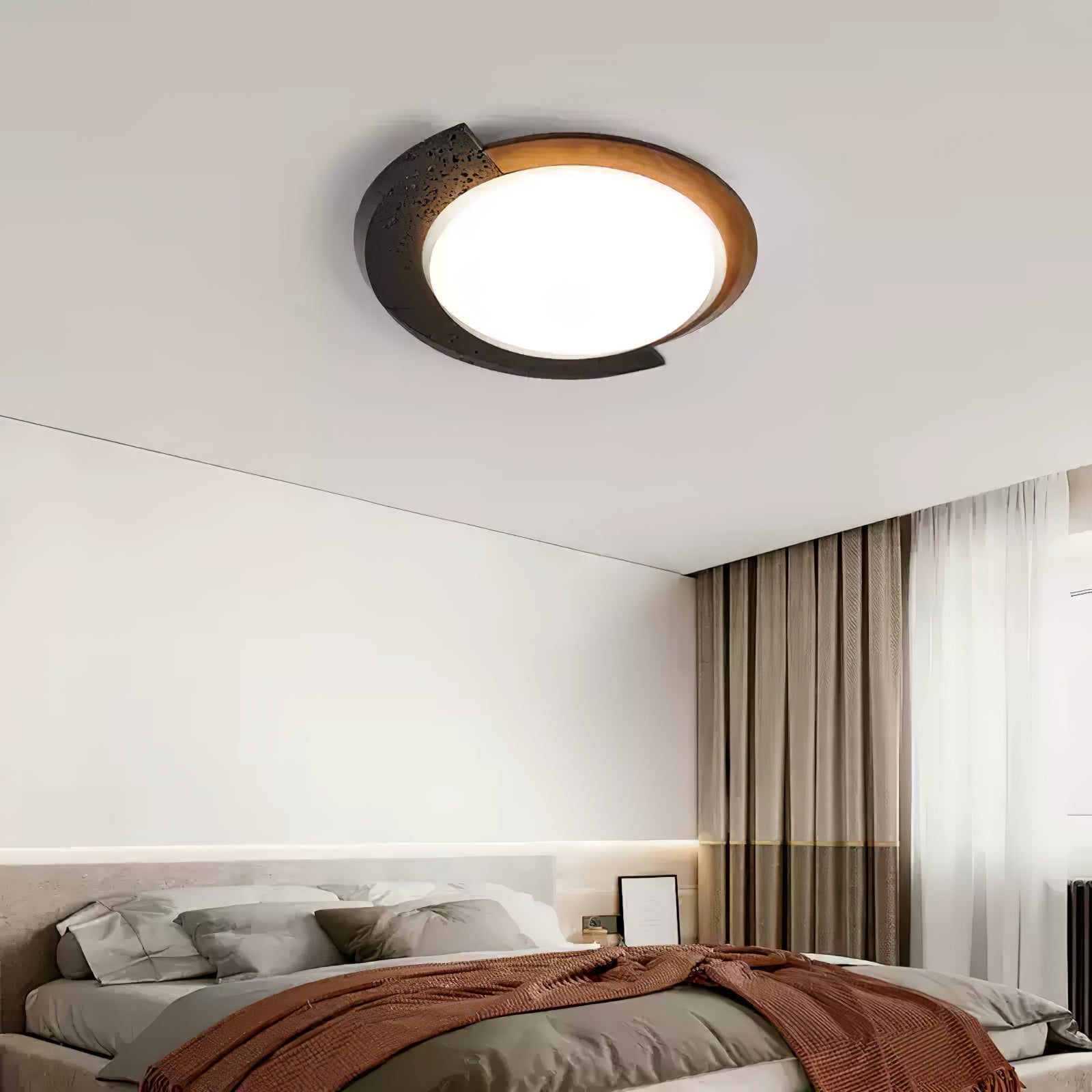 Ulvinor Asymmetrical Travertine Ceiling Light - Blowlighting
