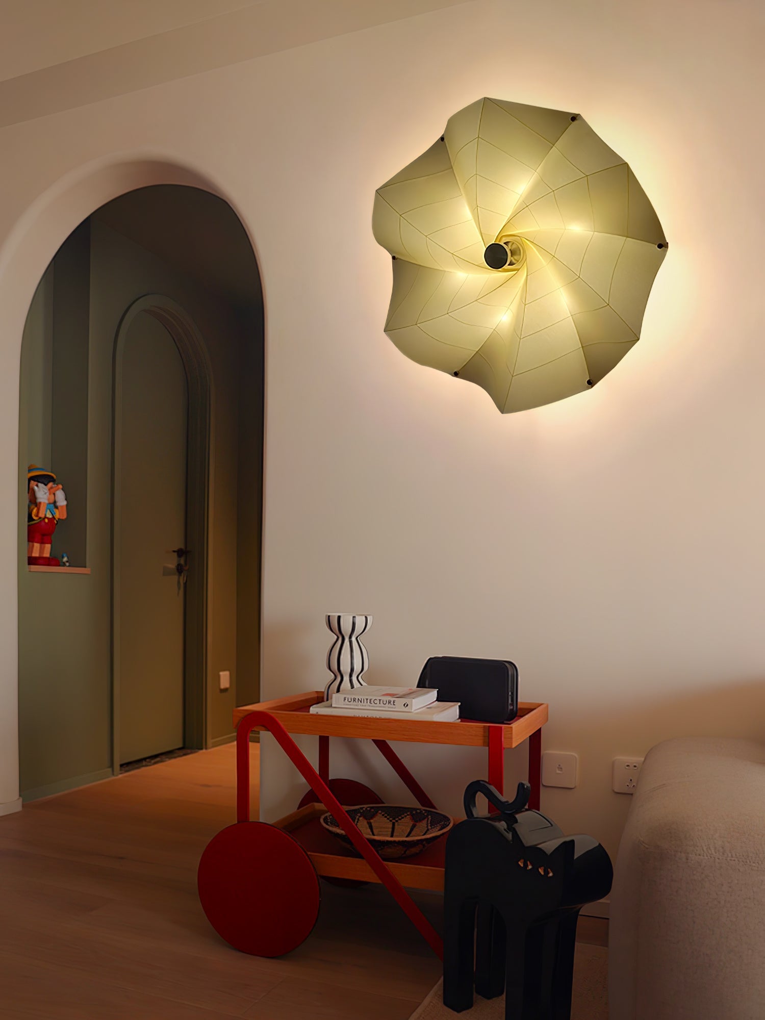 Vadorir Spiral Fabric Pendant Light - Blowlighting