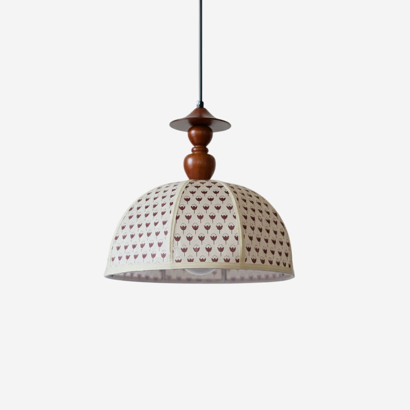 Bloomery Wabi-Sabi Fabric Pendant Light
