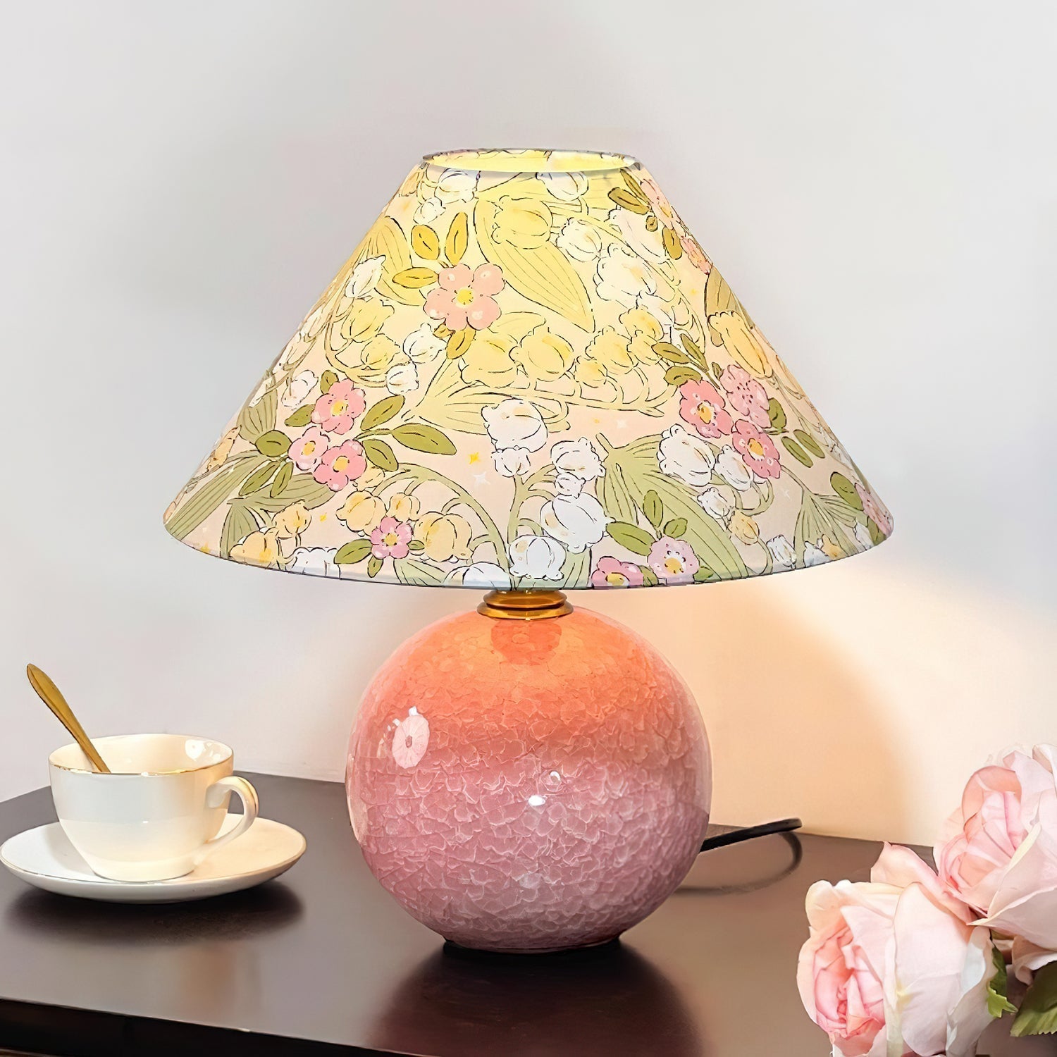 Bloomora Vintage Ceramics Table Light