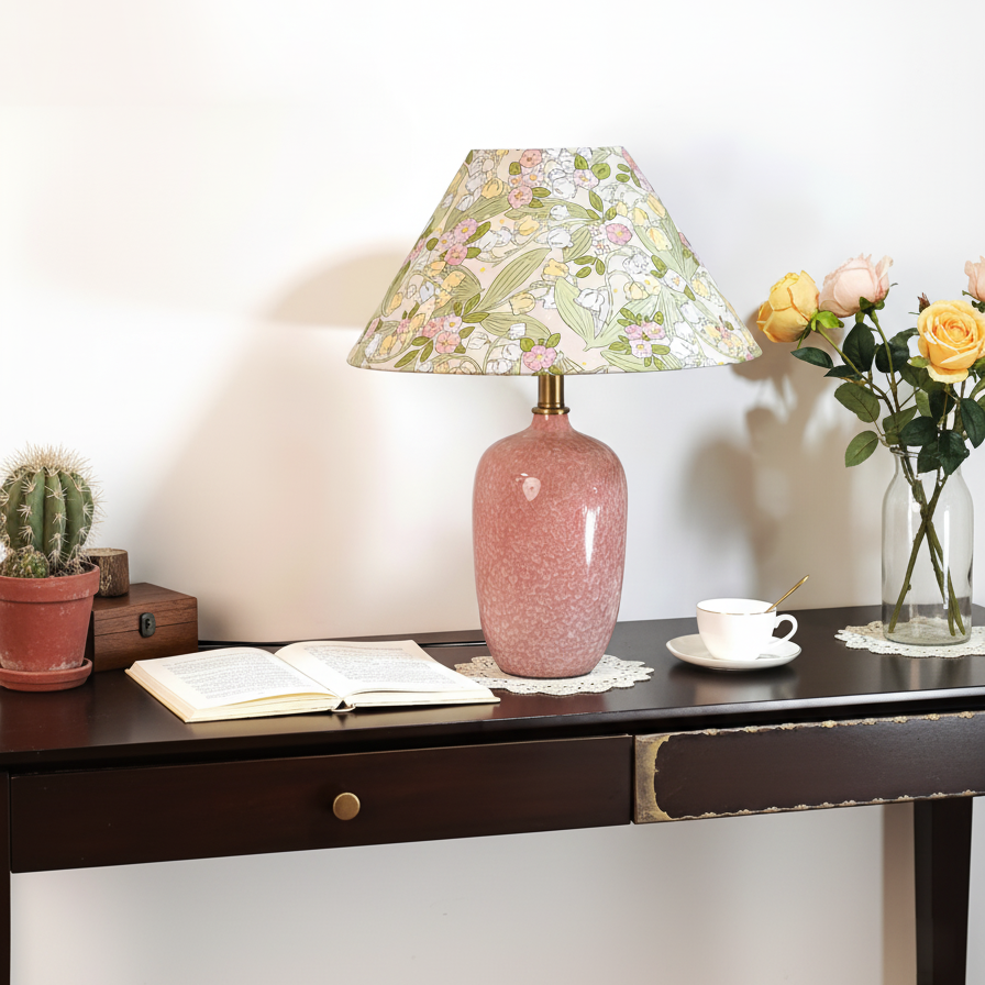 Bloomora Vintage Ceramics Table Light