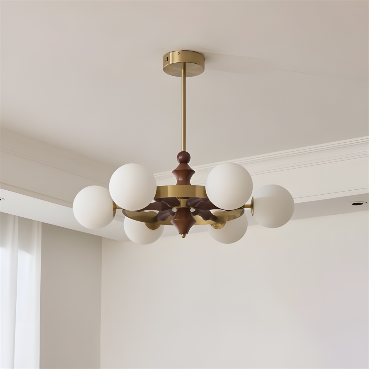 Blossic Natural Glass Chandelier