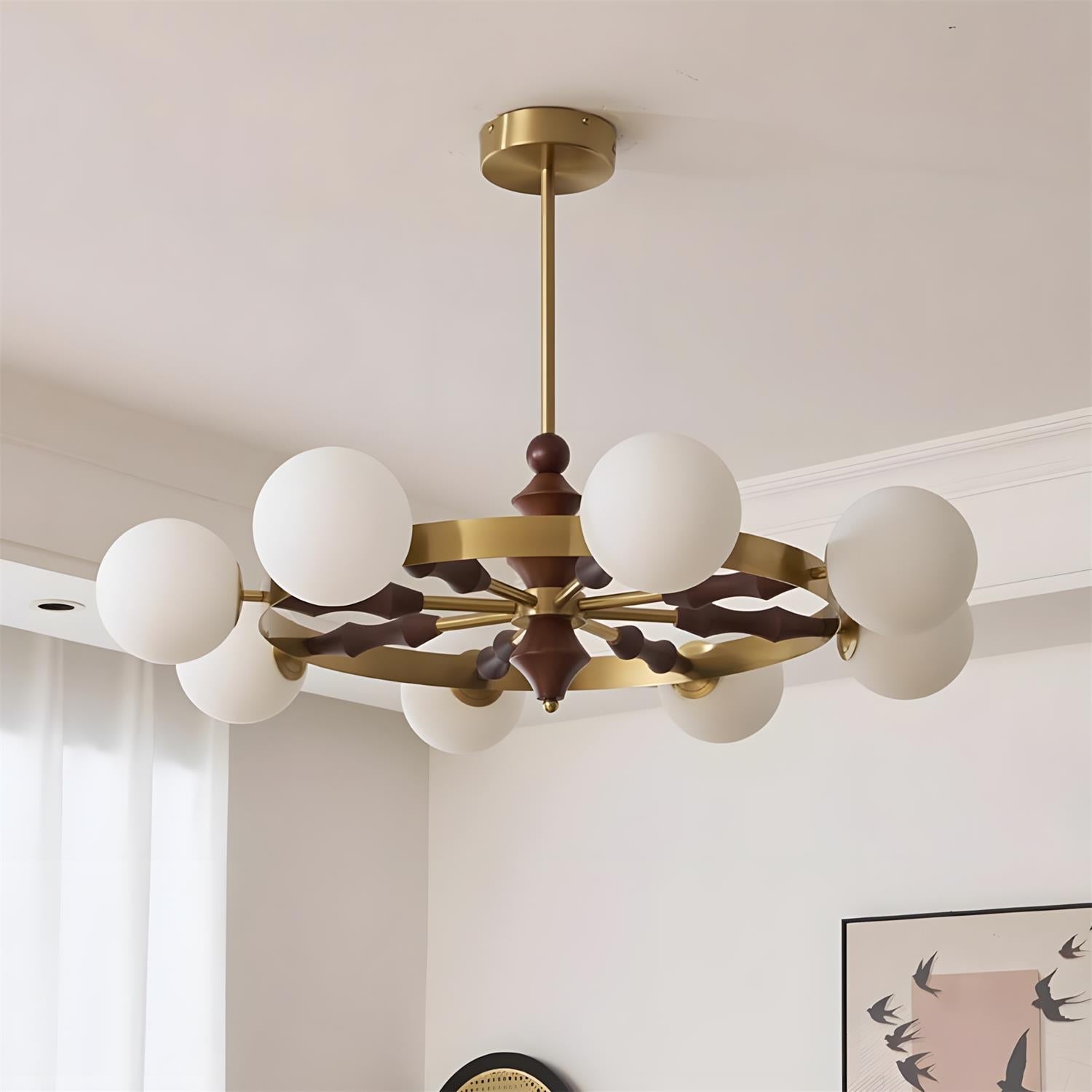 Blossic Natural Glass Chandelier