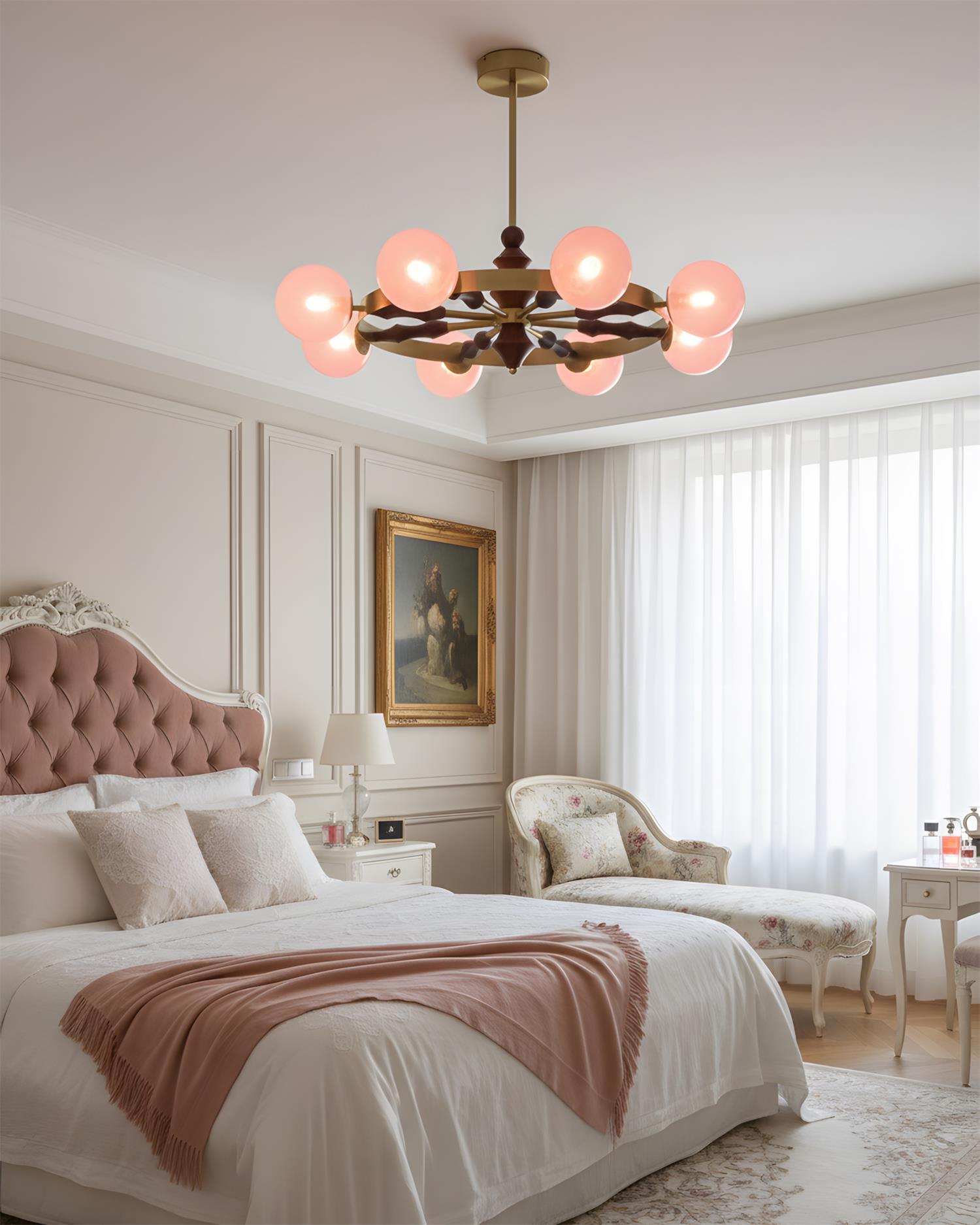 Blossic Natural Glass Chandelier