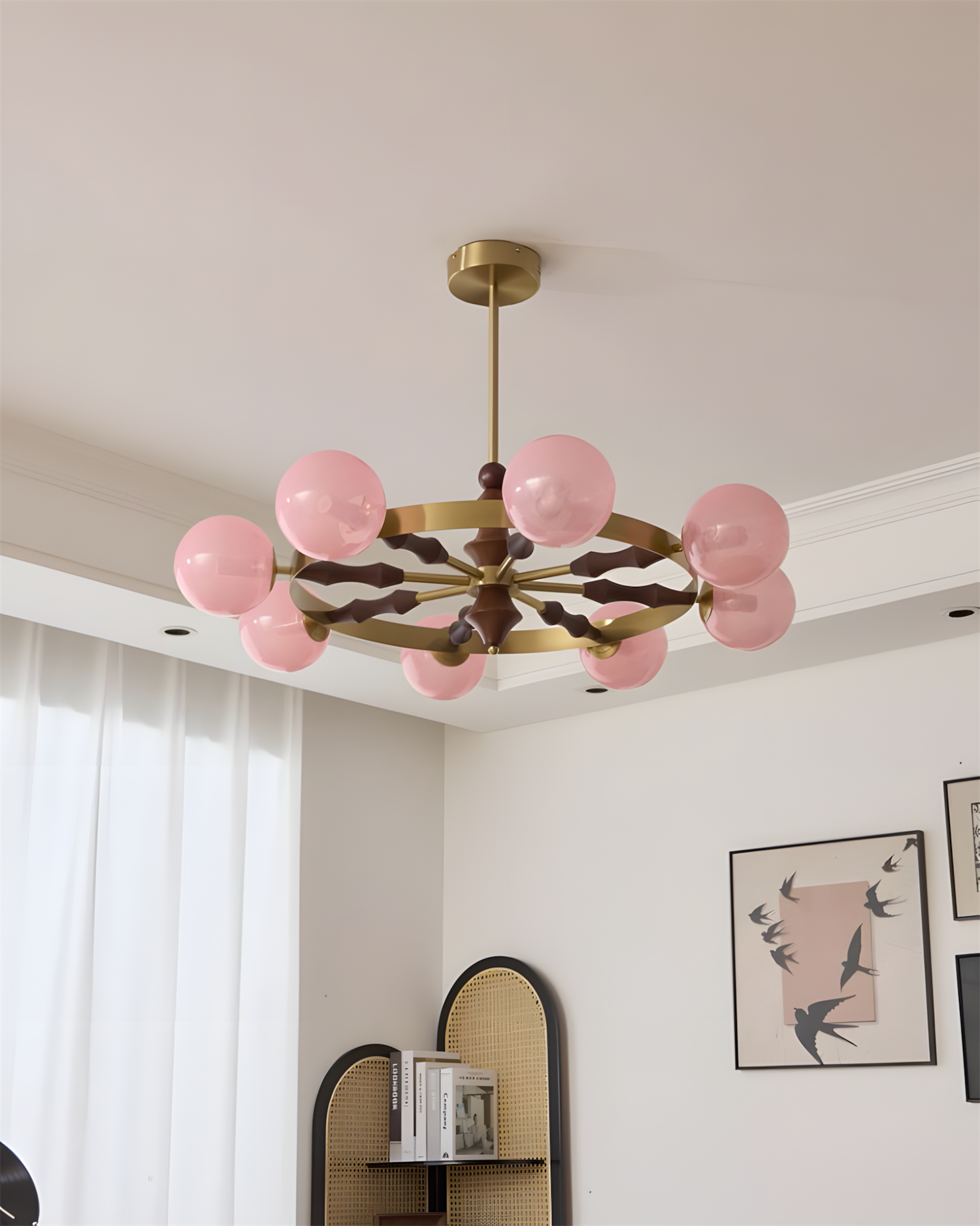 Blossic Natural Glass Chandelier