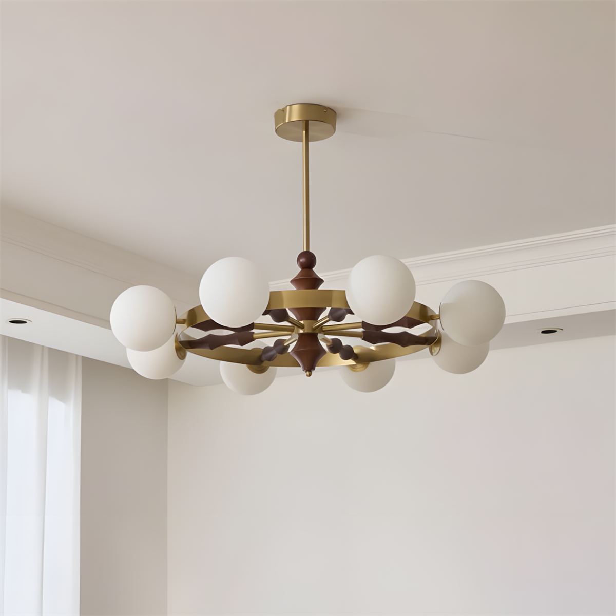 Blossic Natural Glass Chandelier