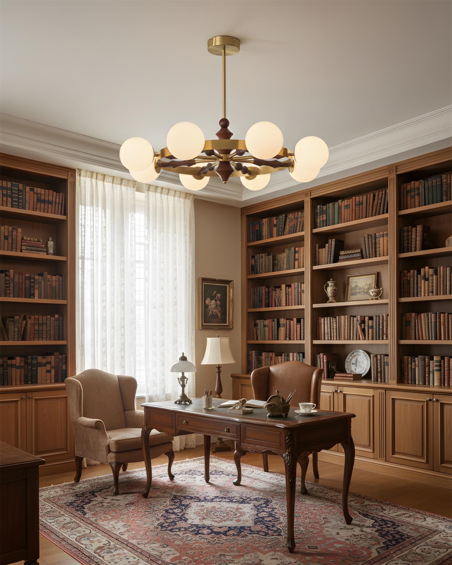 Blossic Natural Glass Chandelier