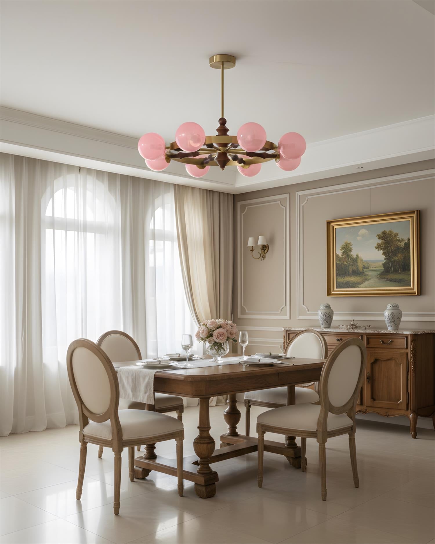 Blossic Natural Glass Chandelier