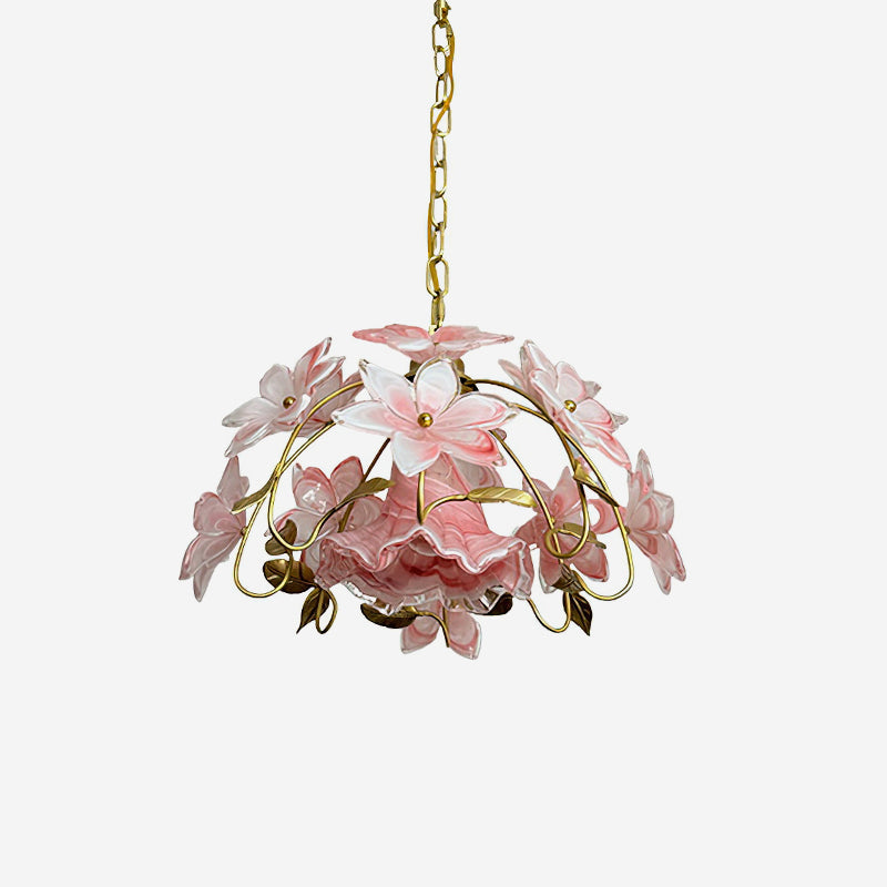 Blossira Floral Glass Pendant Light