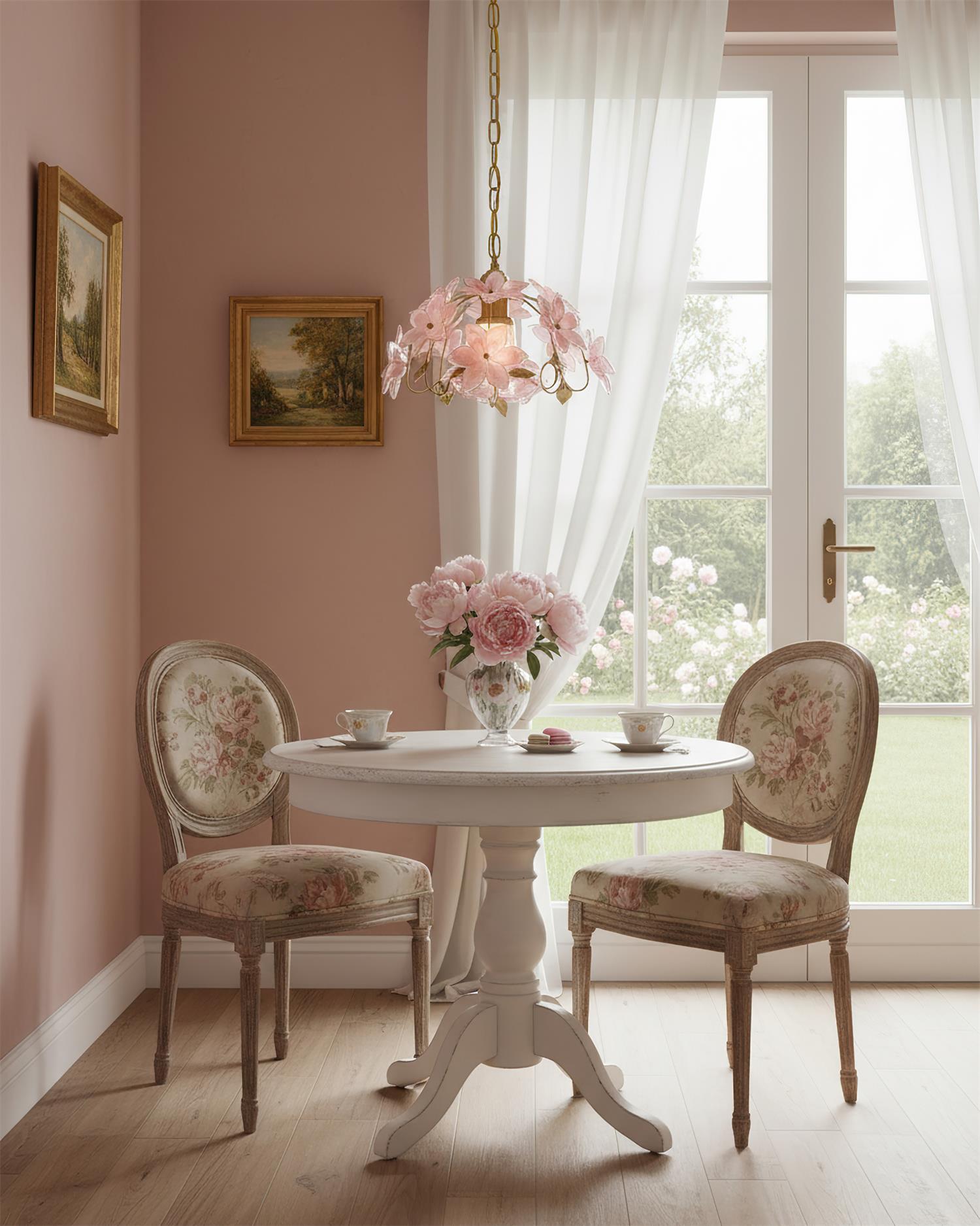 Blossira Floral Glass Pendant Light