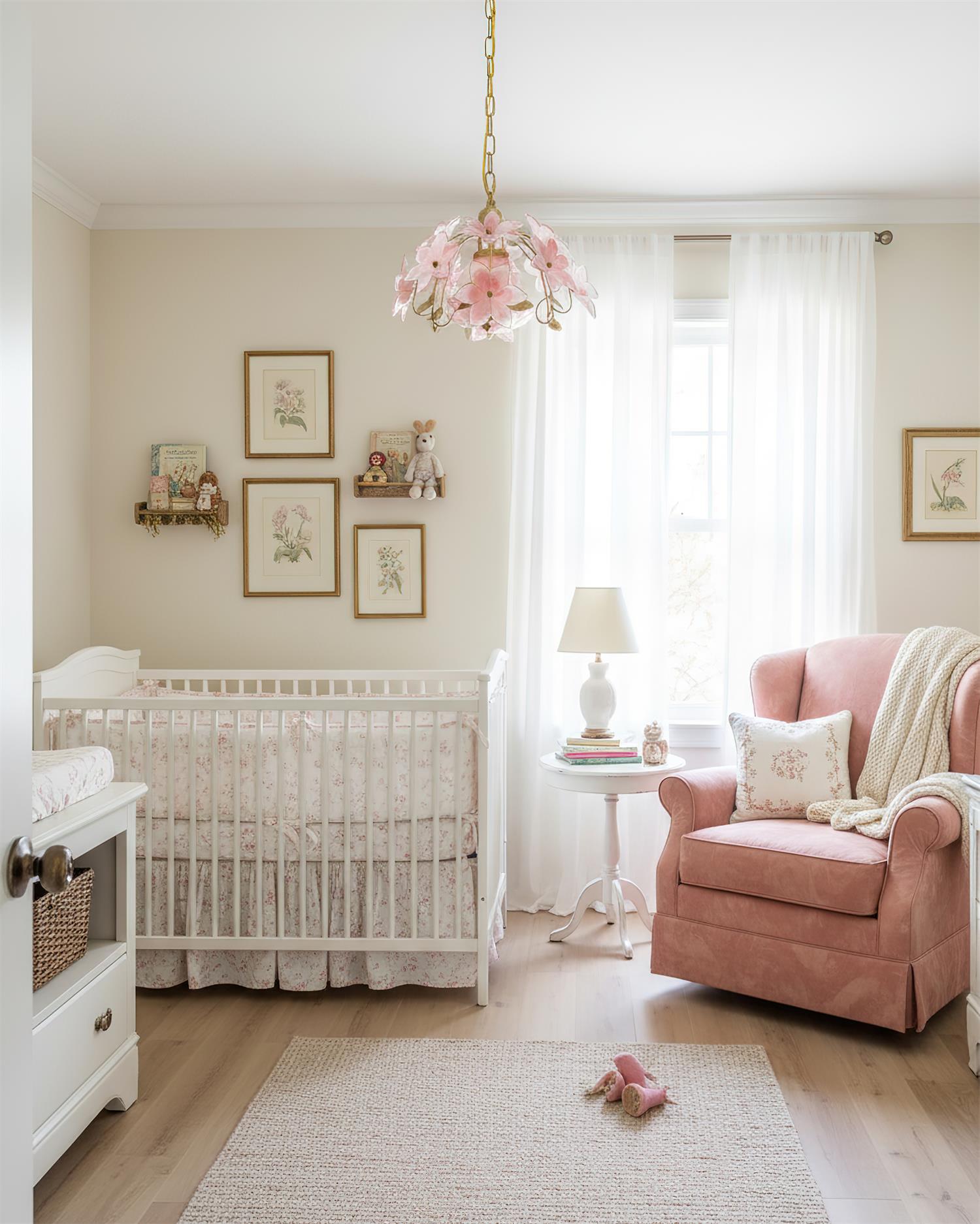 Blossira Floral Glass Pendant Light