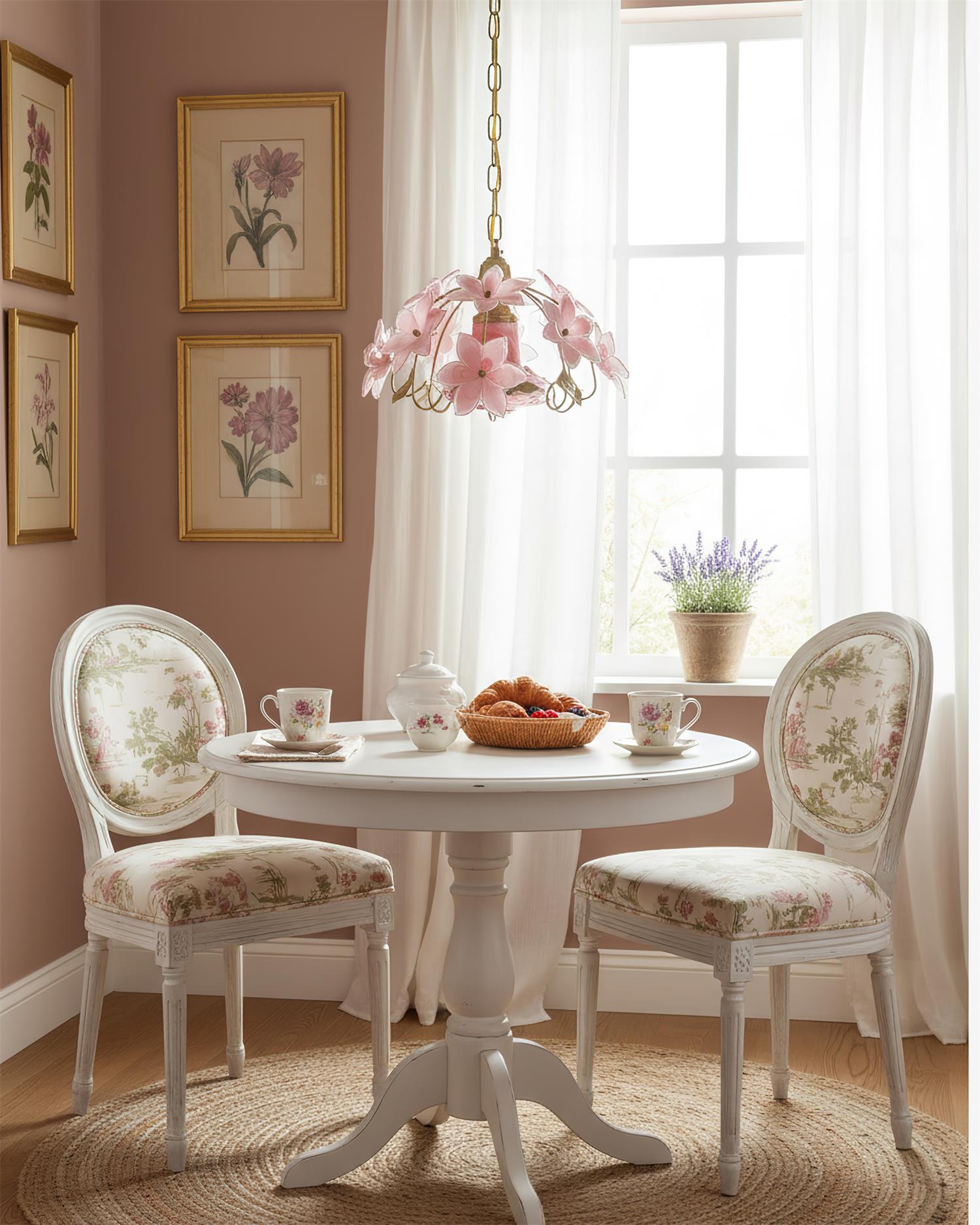 Blossira Floral Glass Pendant Light