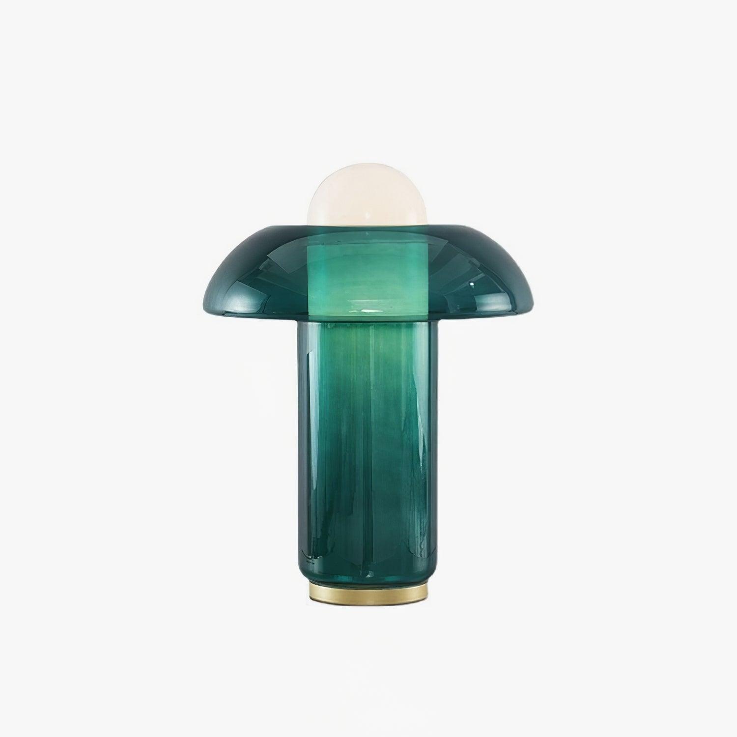 Glass Mushroom Table Lamp - Blowlighting