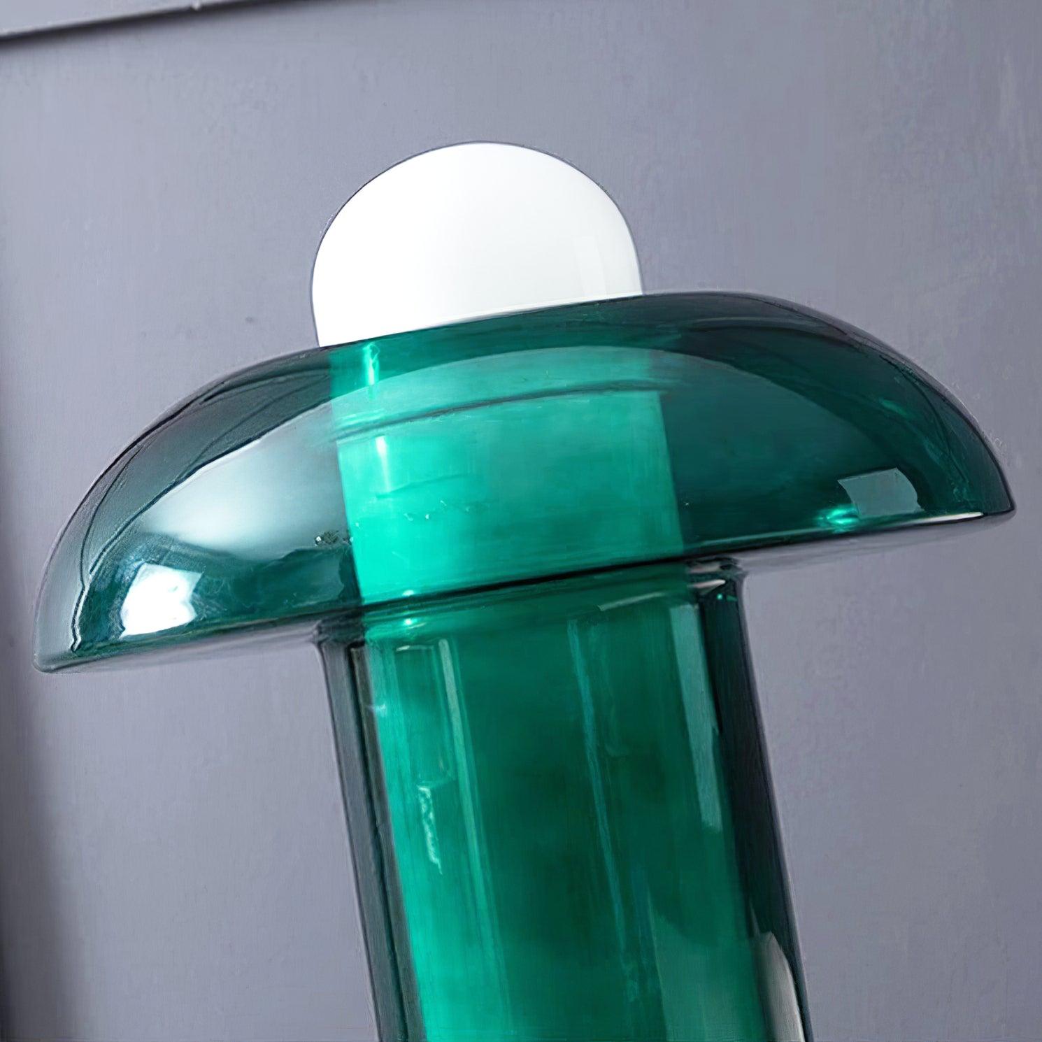 Glass Mushroom Table Lamp - Blowlighting