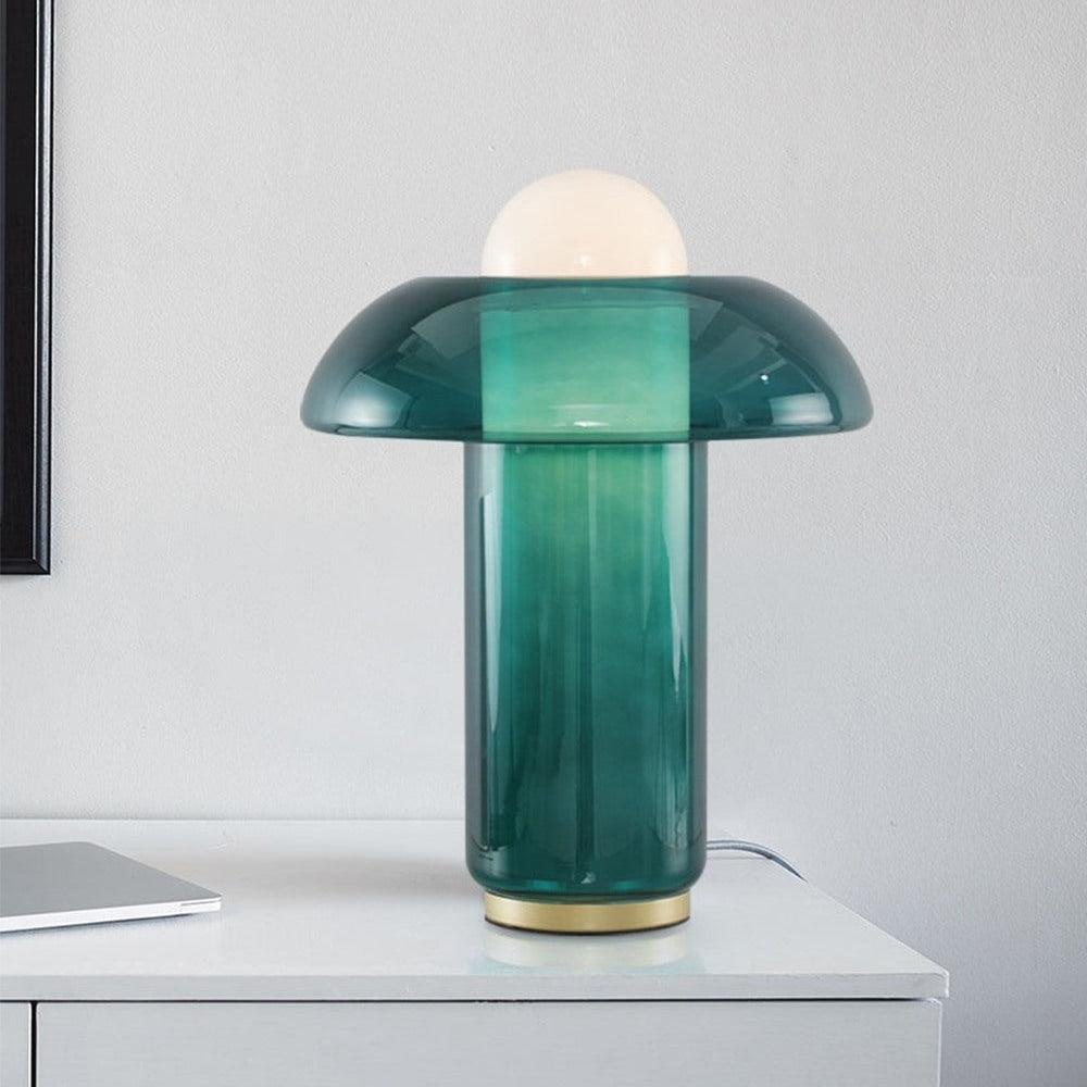 Glass Mushroom Table Lamp - Blowlighting