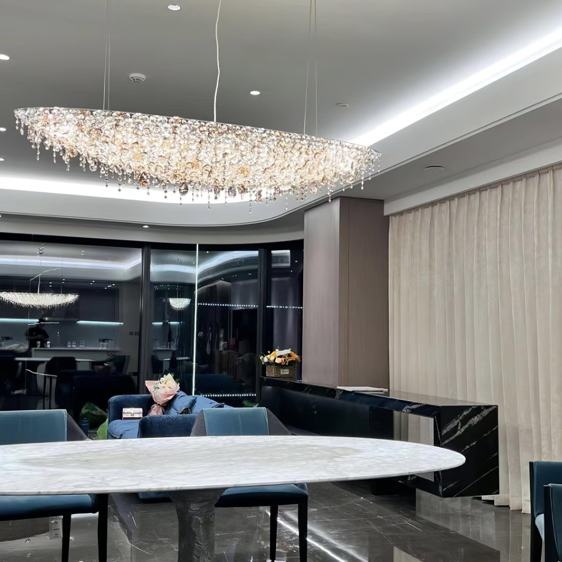 Zoravine Crystal Pendant Light - Blowlighting