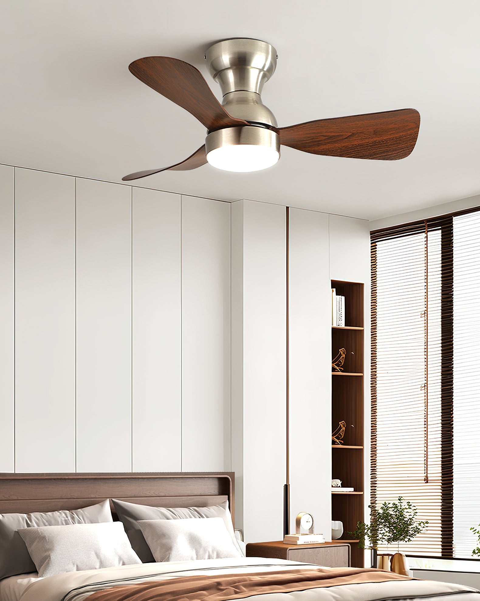 Bobe Modern ABS Ceiling Fan Light