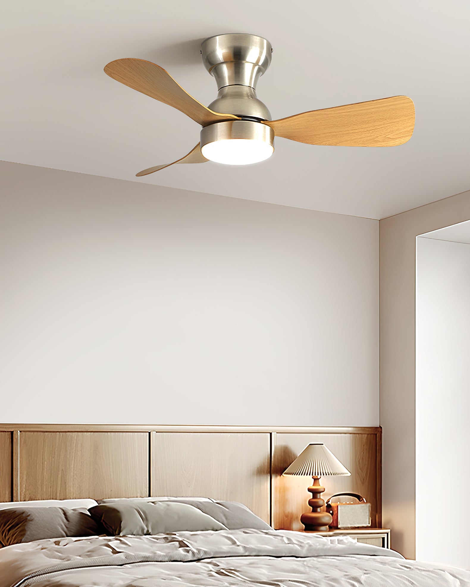 Bobe Modern ABS Ceiling Fan Light