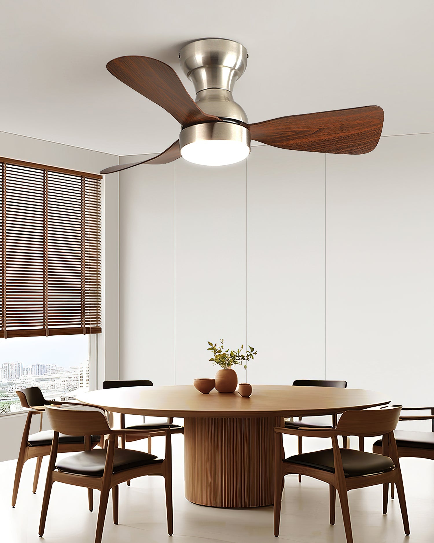 Bobe Modern ABS Ceiling Fan Light