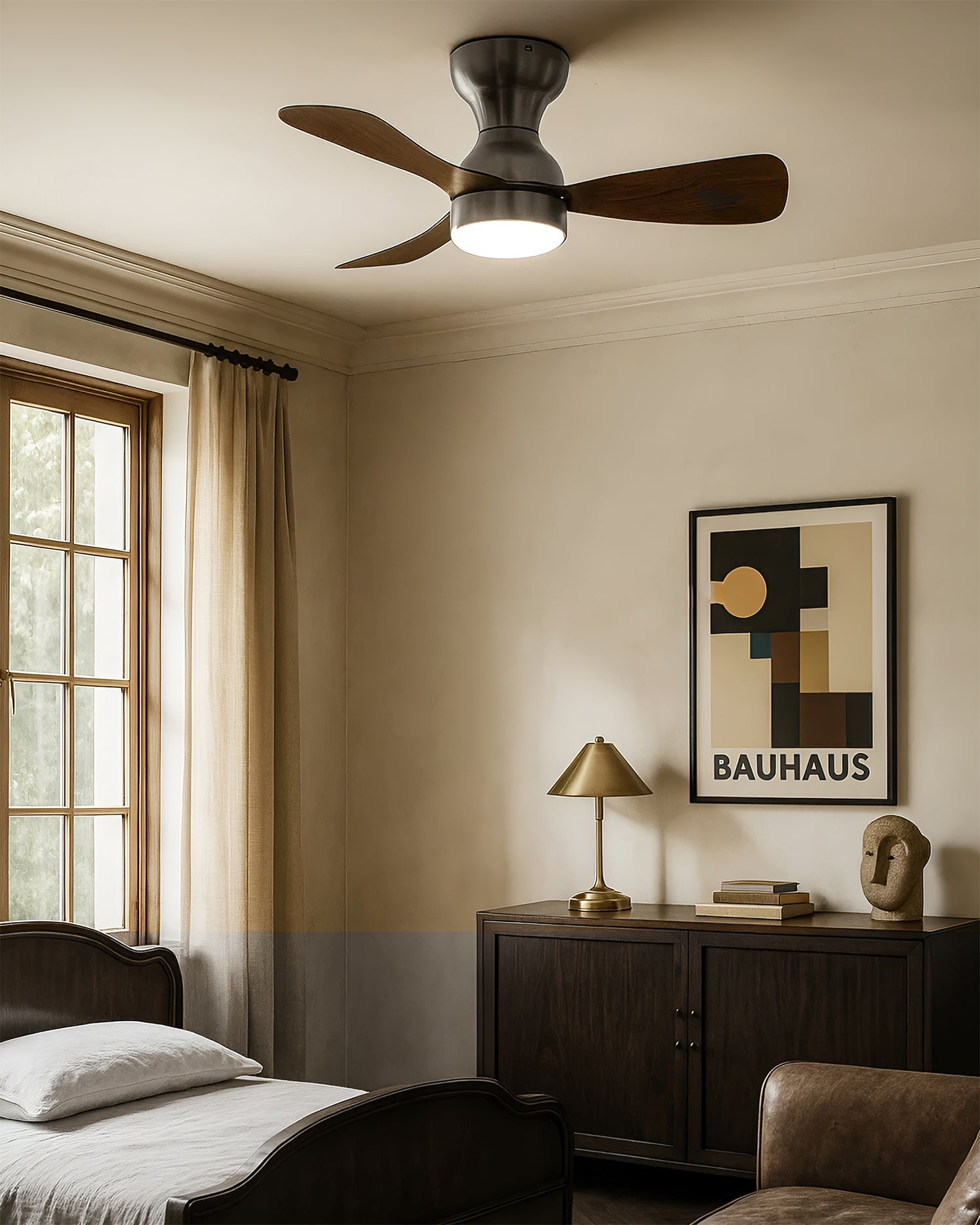 Bobe Modern ABS Ceiling Fan Light