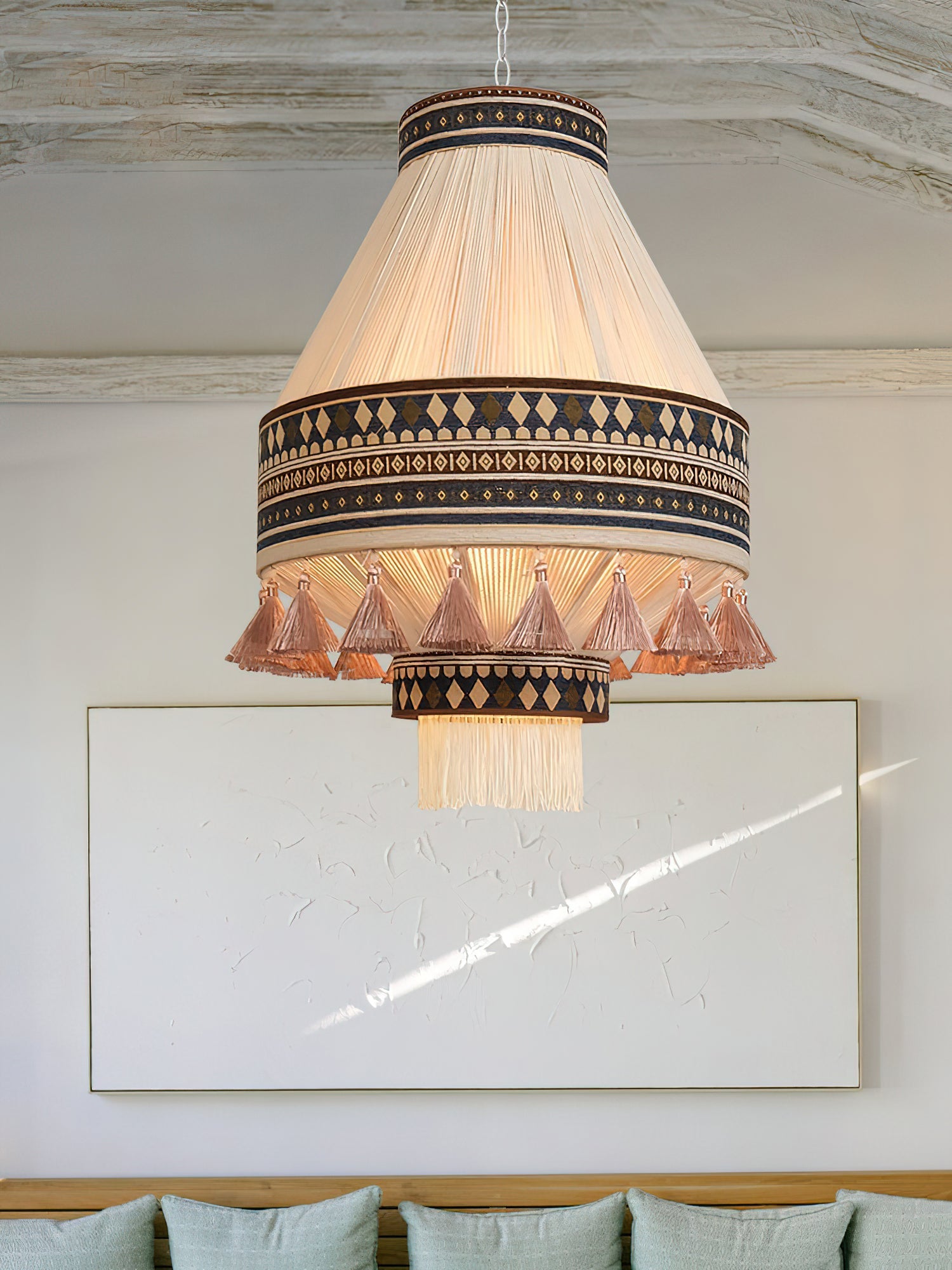 Bohemian Fringe Pendant Lamp - Blowlighting