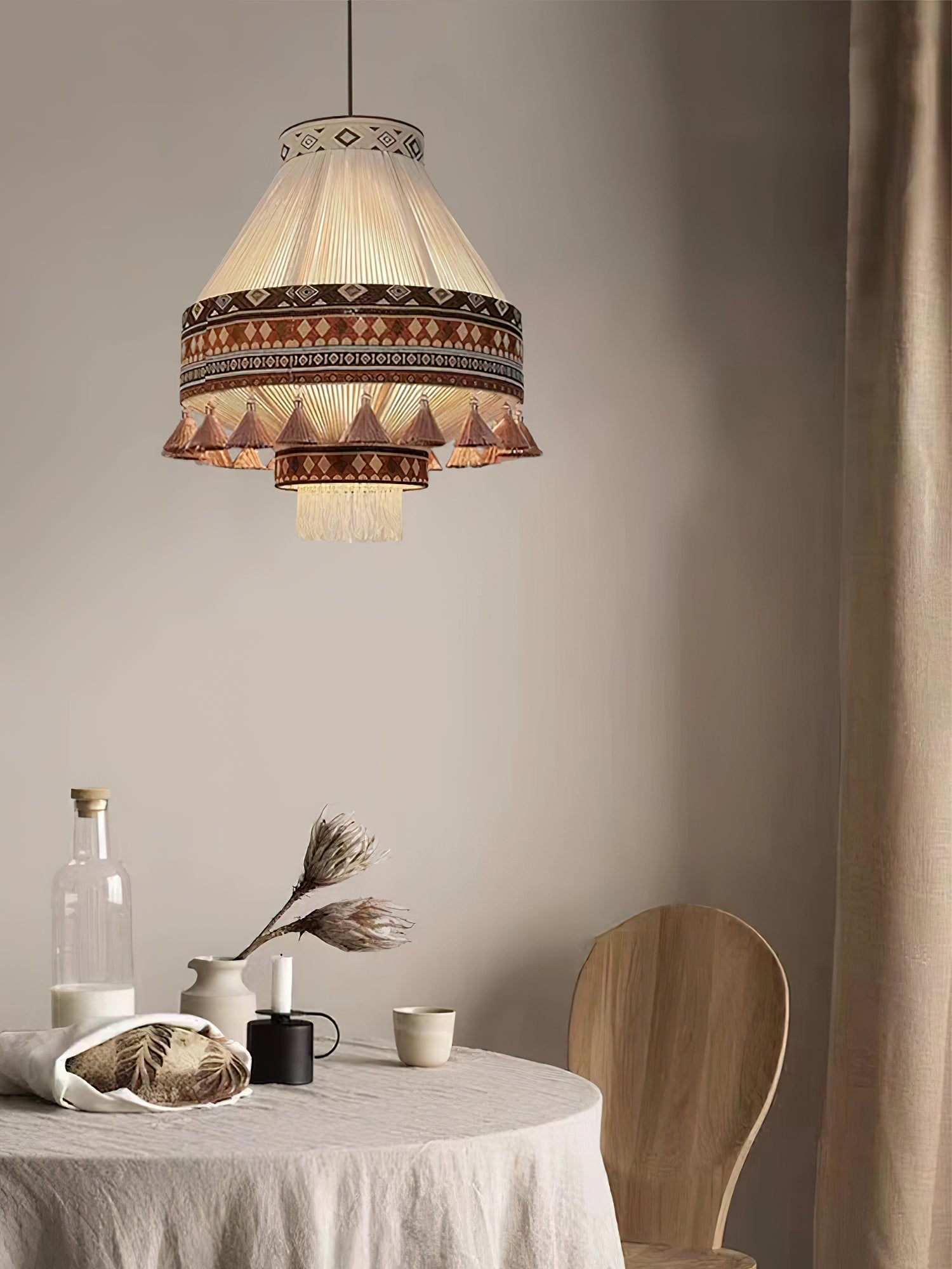 Bohemian Fringe Pendant Lamp - Blowlighting