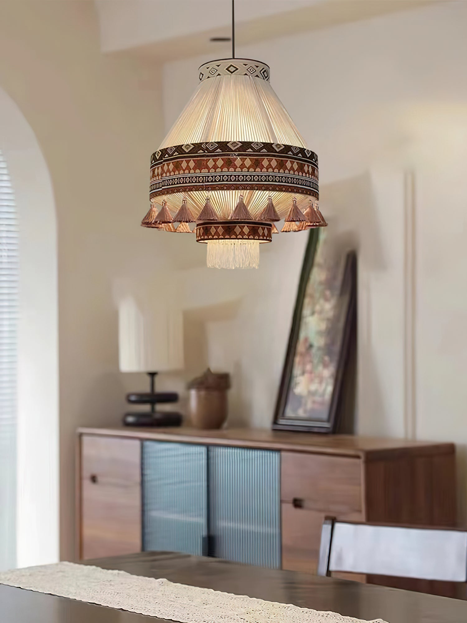 Bohemian Fringe Pendant Lamp - Blowlighting