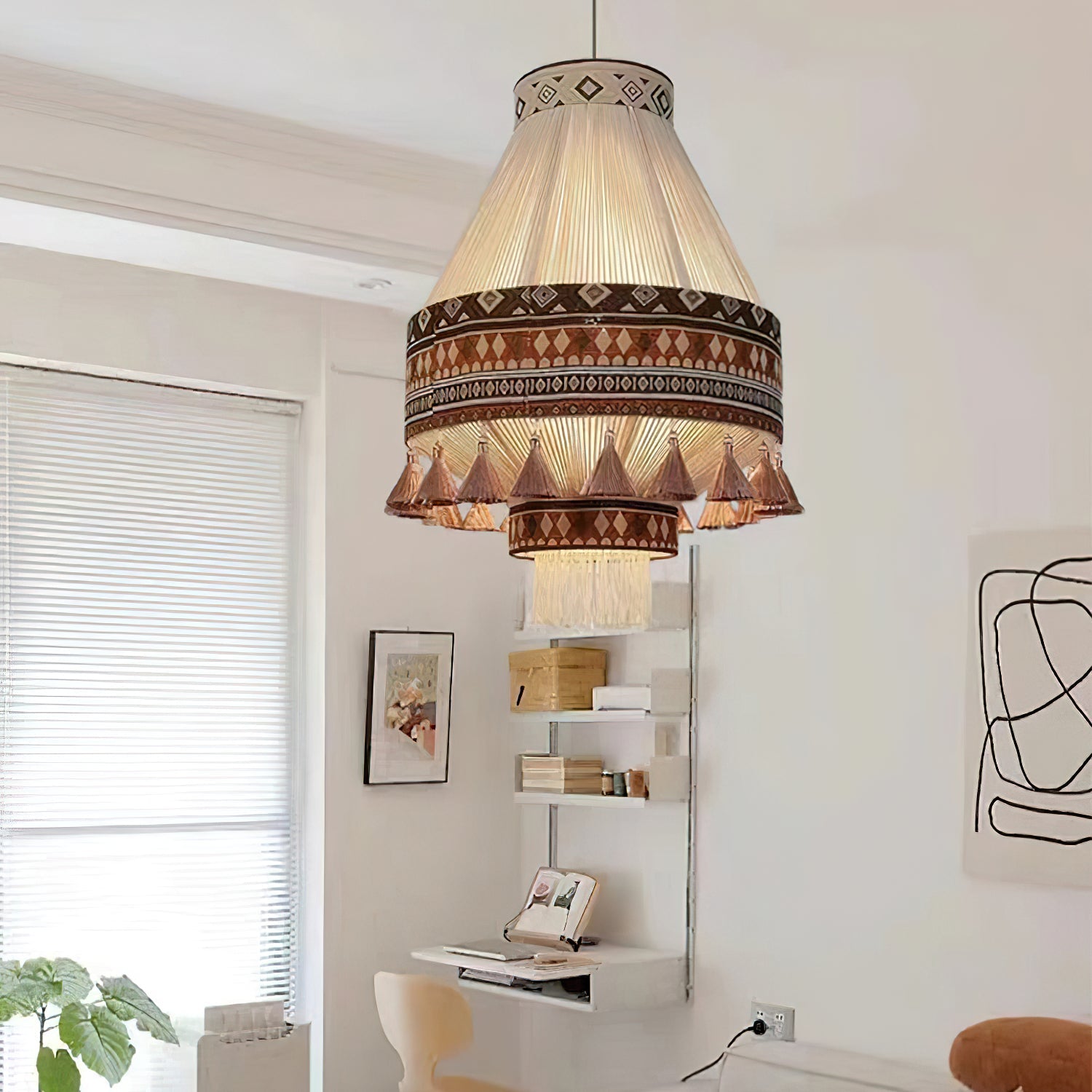 Bohemian Fringe Pendant Lamp - Blowlighting