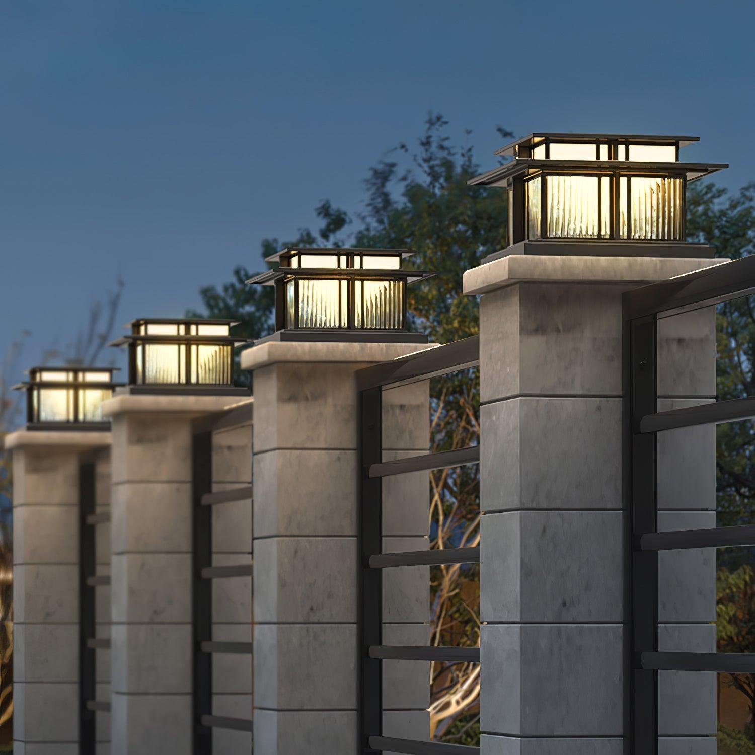 Boilyn Pillar Solar Outdoor Light - Blowlighting