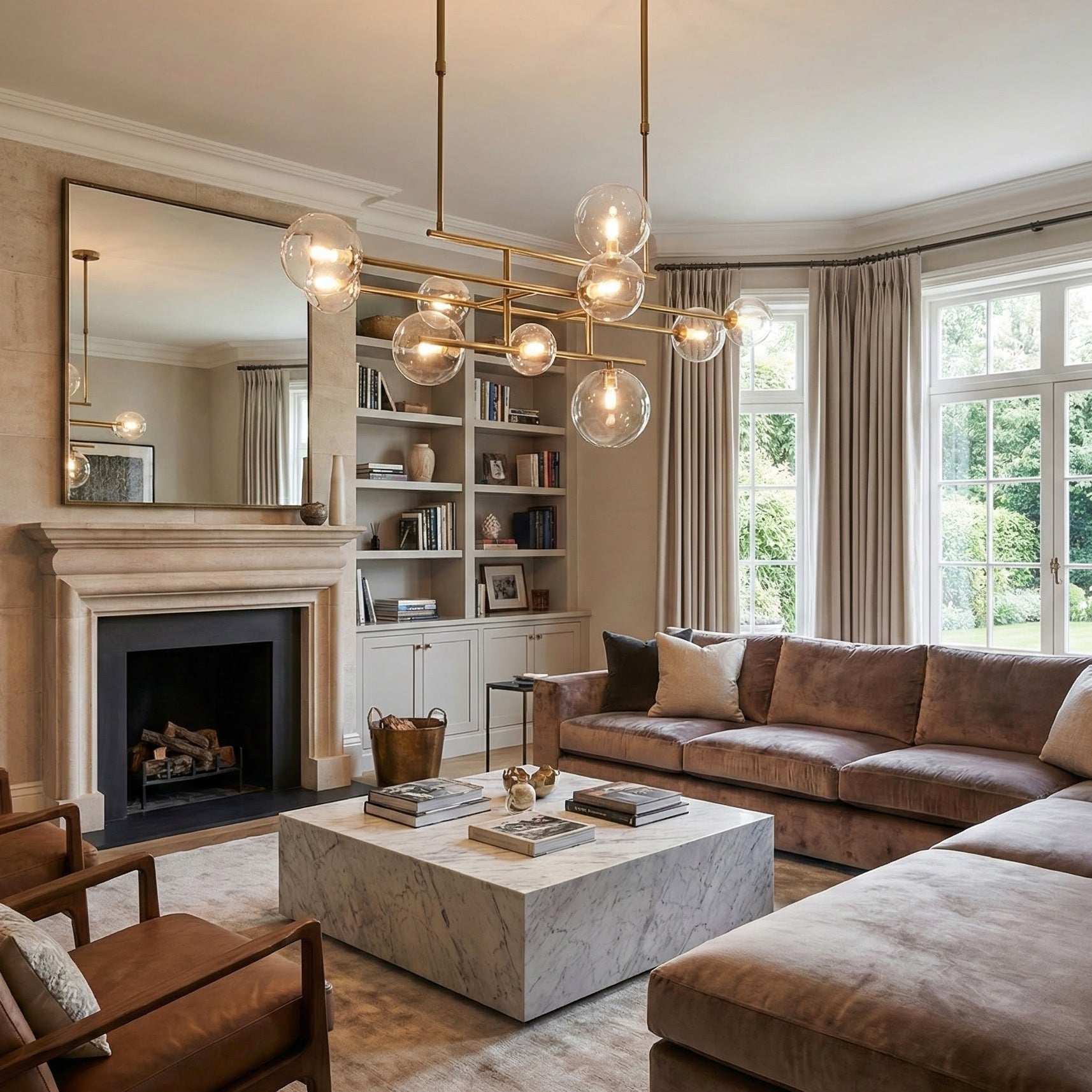 Bolle Gallotti Modern Metal Chandelie