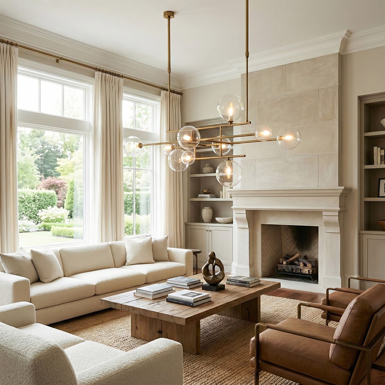 Bolle Gallotti Modern Metal Chandelie