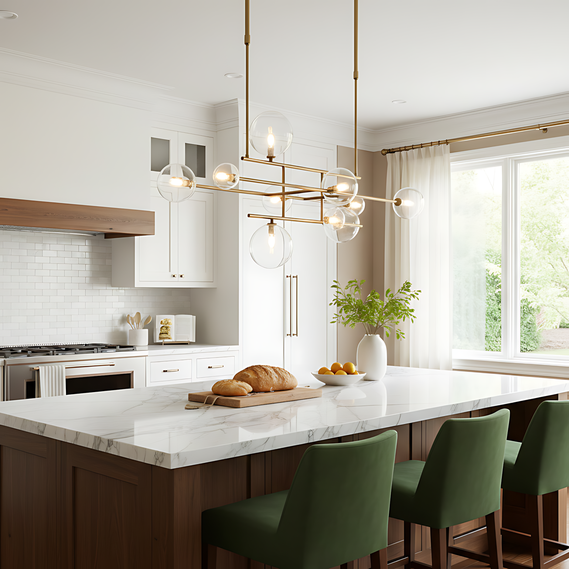 Bolle Gallotti Modern Metal Chandelie